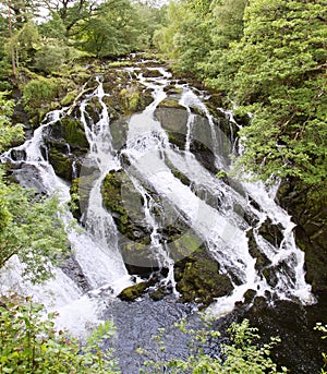 Swallow Falls near Betws-Y-Coed