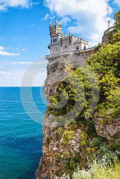 Swallow Nest castle over the Black Sea, Crimea