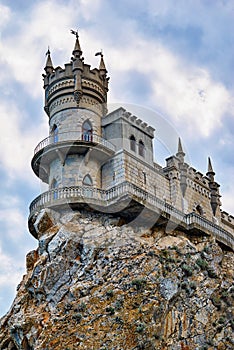 Swallow`s Nest Castle in Crimea