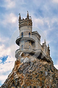 Swallow`s Nest Castle in Crimea