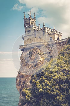 Swallow`s Nest castle in Crimea