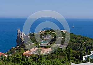 The Swallow`s Nest castle,Gaspra,Yalta area,Crimea