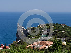 The Swallow`s Nest castle,Gaspra,Yalta area,Crimea