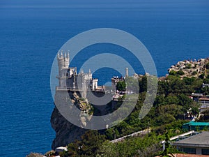 The Swallow`s Nest castle,Gaspra,Yalta area,Crimea