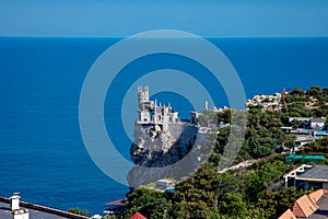 Swallow`s nest castle near the Black sea