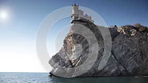 Swallow's Nest castle on the rock over the sea