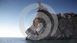 Swallow's Nest castle on the rock over the sea