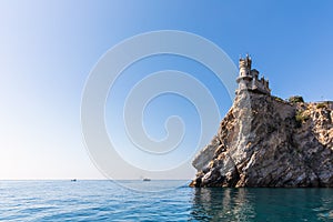 Swallow`s Nest Castle wonderful view, Gaspra, Crimea