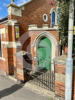 Swallownest Baptist Church. Red brick chapel built in 1908.