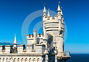 The Swallows Nest Castle near Yalta in Crimea