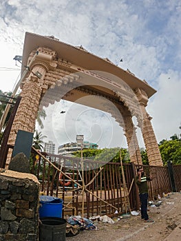 Swami Narayan Temple Entry Gate, Dadar Chowpatty photo