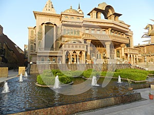 Swaminarayan Akshardham complex  a Hindu temple and a spiritual-cultural campus in Delhi photo