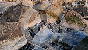 Swamis Reef Surf Park Melted Rocks Encinitas California.