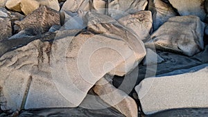 Swamis Reef Surf Park Melted Rocks Encinitas California.