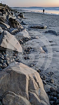 Swamis Reef Surf Park Melted Rocks Encinitas California.