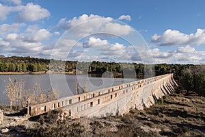 Swamp dam and the upper bridge