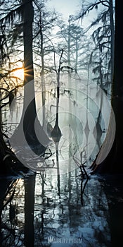 Cypress Tree Swamp Sunrise Nature Photography Inspired By Brian Mashburn