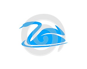 Swan Logo Design Template