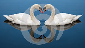 Cisne corazón de amor 