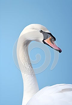 Swan Serenity: Minimalist Elegance