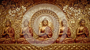 Swans Swimming in Blue Water