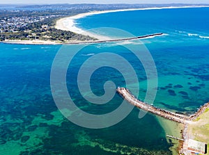 Swansea Channel and Blacksmith beach - New South Wales Australia