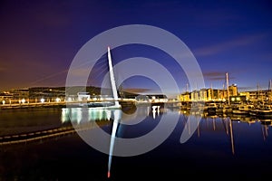 Swansea's sail bridge