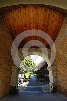 Swanson Hall Alumni Arch at Idaho State University ISU