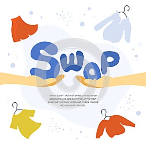 Swap shop or party template photo