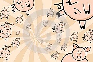 Swarm of Pigs