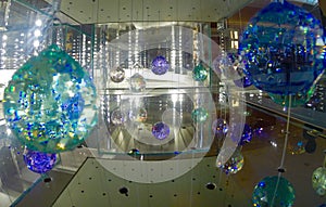 Swarovski Crystals in a glass box