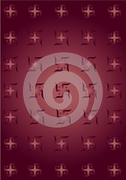 Swastik symbol texture background !