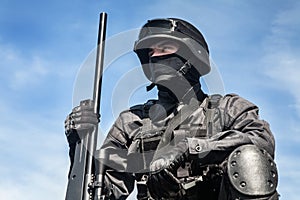 SWAT police sniper