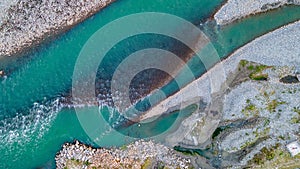 Swat river crossing Fizzaghat valley