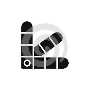 Swatchbook icon isolated on white background