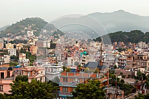 Swayambhu district of Kathmandu, Nepal.