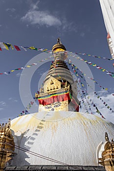 Swayambhunath, also known as Monkey Temple is located in the heart of Kathmandu, Nepal