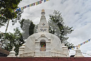 Swayambhunath Stupa or Monkey temple - Kathmandu Valley, Nepal - a World Heritage Site declared by UNESCO