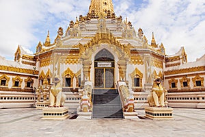 Swe Taw Myat as known as Buddha Tooth Relic Pagoda in Yangon, Myanmar.