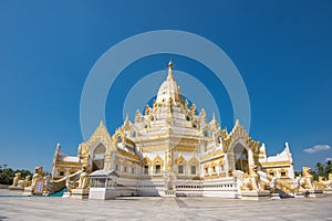 Swe Taw Myat, Buddha Tooth Relic Pagoda a famous and beautiful buddhist temple in yangon , myanmar