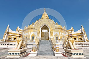 The Swe Taw Myat paya or â€œBuddha tooth relic pagodaâ€ is one of Yangonâ€™s recent places of worship.  located on a small hill