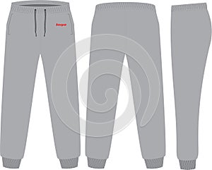 Sweat Pants Design Template illustration