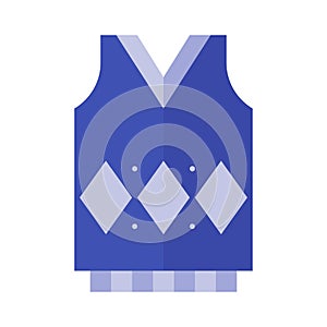 Sweater icon in flat style vector