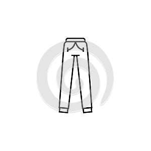 Sweatpants clothes icon. Element of clothes icon for mobile concept and web apps. Thin line Sweatpants clothes icon can be used