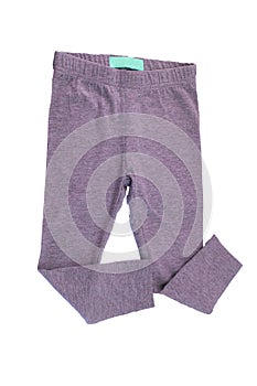 Sweatpants isolated. A loose pink warm trousers with an elasticized or drawstring waist, worn when exercising or as leisurewear