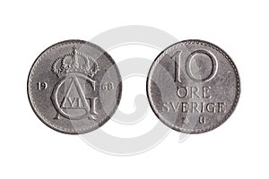 Sweden coin 10 Ore Gustaf VI