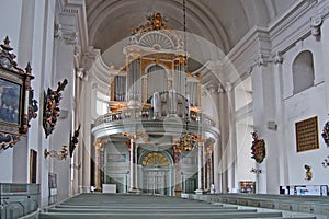 Sweden Kalmar Church Interior