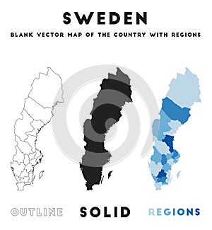 Sweden map.