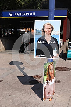 Sweden political posters