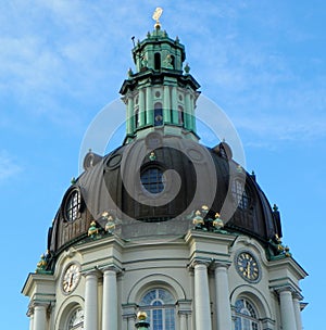 Sweden, Stockholm, Gustaf Vasa Church, dome of the church